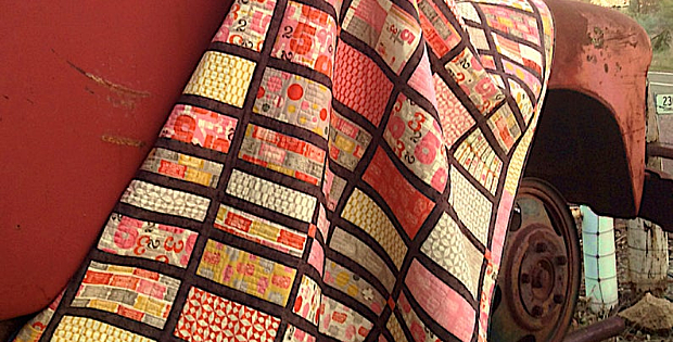 Retro Rows Quilt Pattern