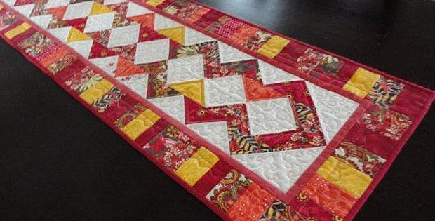 Stretch Quilted Table Runner Pattern