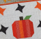 Pumpkin & Stars Mini Quilt Tutorial
