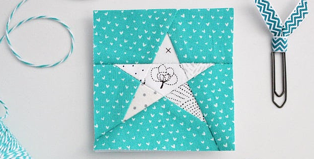 Tiny Star Quilt Block Pattern