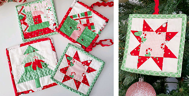 Oh, Christmas Tree Ornaments Pattern