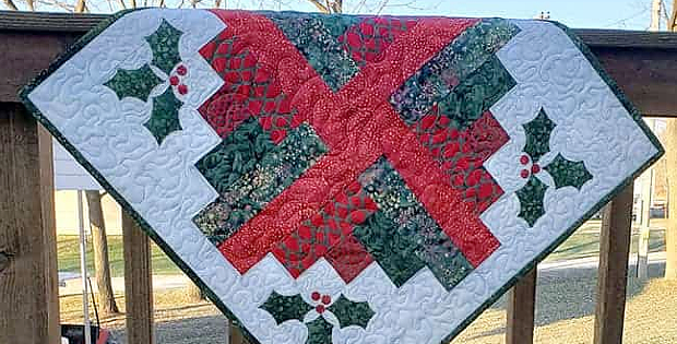 Christmas Logs Quilt Tutorial