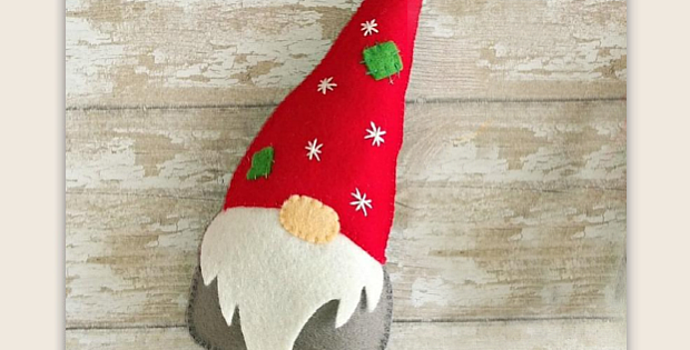 Felt Gnome Ornament Pattern