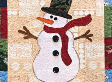 Snowman Wallhanging Quilt Pattern