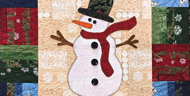 Snowman Wallhanging Quilt Pattern