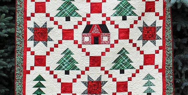 Christmas Cottage Quilt Pattern