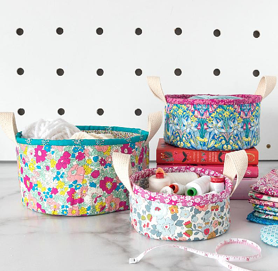 Charming Round Baskets Have so Many Uses - Quilting Digest
