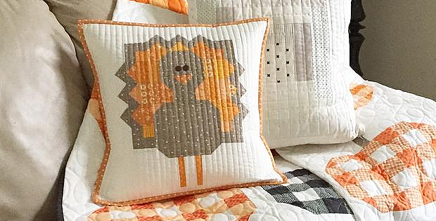 Gobble Gobble Turkey Pillow Cover Pattern