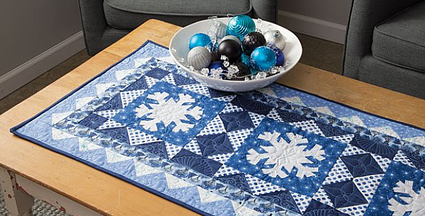 Snowflake Table Runner Pattern