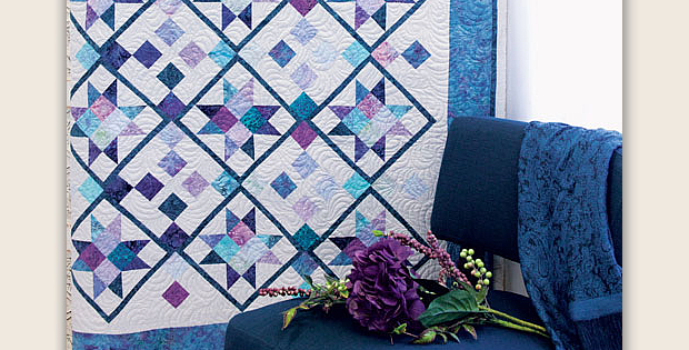 Berry Berry Blue Quilt Pattern