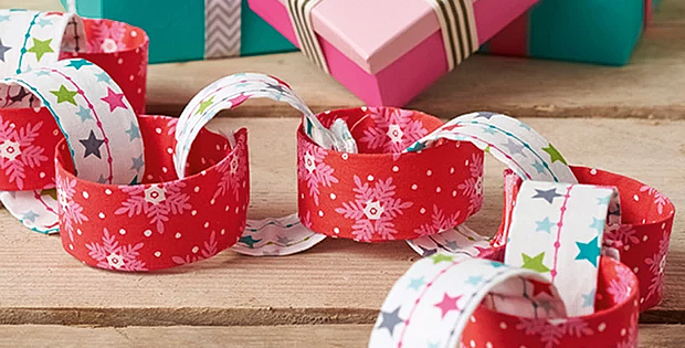 Make a Fabric Chain Garland to Enjoy for Years