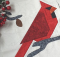 Cardinal Bird Quilt Block Pattern