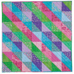 This Wonderful Baby Quilt Finishes Quickly - Quilting Digest