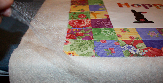 How to Baste a Quilt with Mistyfuse