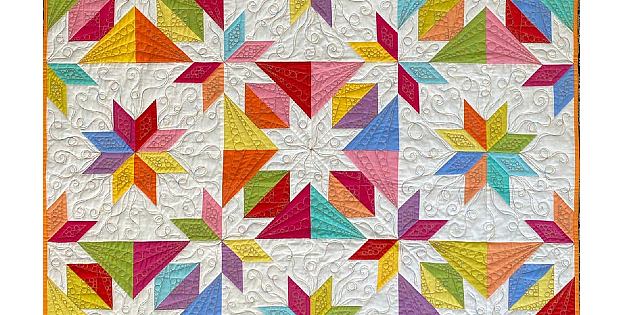 Confetti Star Quilt Pattern