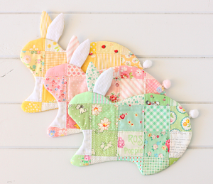 Make Cute Bunny Coasters to Enjoy Every Spring - Quilting Digest