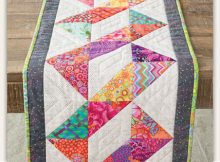 Twisted Table Runner Quilt Pattern