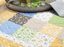 Around the Square Table Quilt Pattern