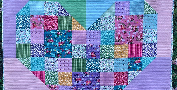 Bursting Heart Quilt Pattern