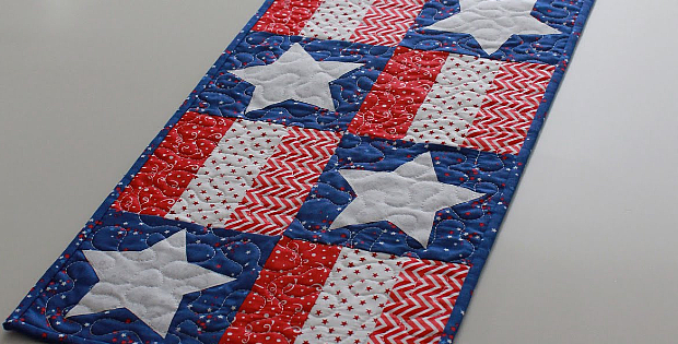 Stars and Stripes Table Runner Pattern