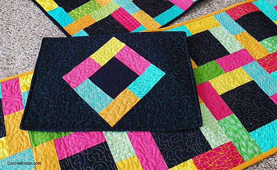 Striking Colors Shine in This Versatile Quilt Set - Quilting Digest