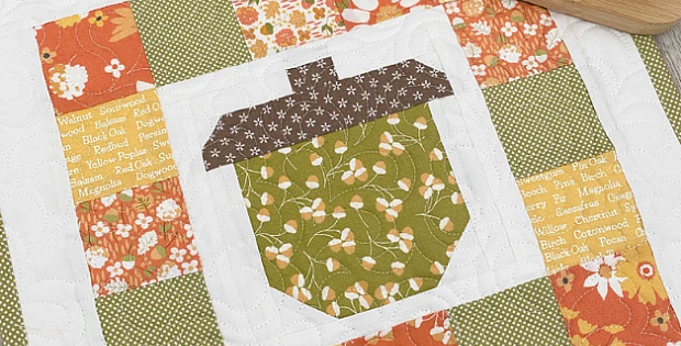 A is for Acorn Quilt Pattern