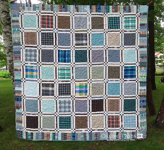 Old Shirts Create a Cozy Quilt - Quilting Digest