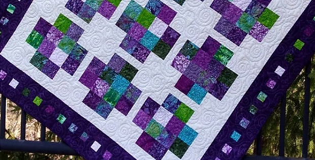 Positivity Squared Quilt Pattern