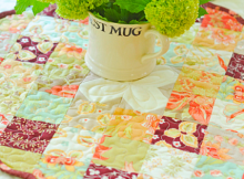 Blossoms and Jam Table Topper Pattern