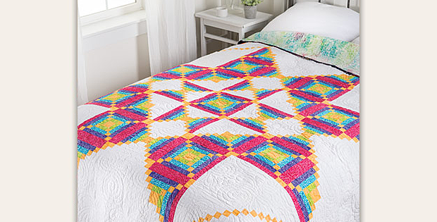 Log Cabin Star Quilt Pattern