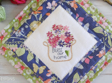 Bless Our Home Mini Quilt Pattern