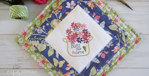 Bless Our Home Mini Quilt Pattern