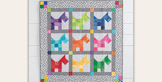 Sassy Scotties Baby Quilt Pattern