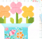 Flower Pot Spring Quilt Block Pattern