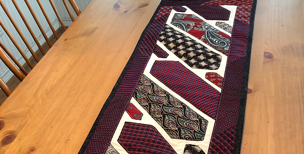 Necktie Table Runner Quilt Pattern