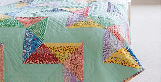 Scrappy Zigzag Quilt Pattern