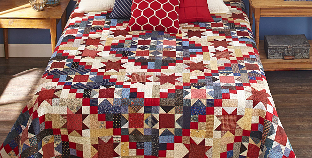 Create a Stunning Rose Quilt with Fabric Squares - Quilting Digest