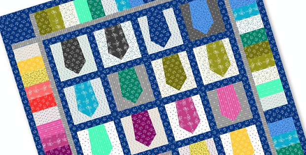 Tie Tips Quilt Pattern
