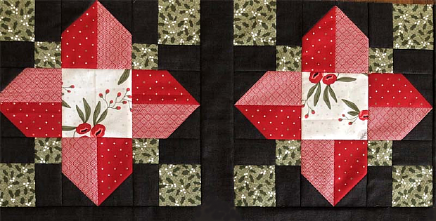 Vinca Quilt Block Tutorial