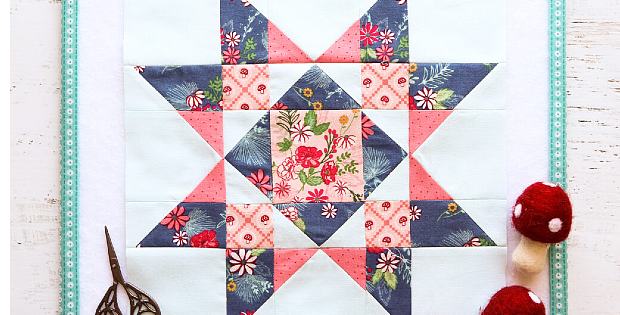 Pop Star Quilt Block Pattern