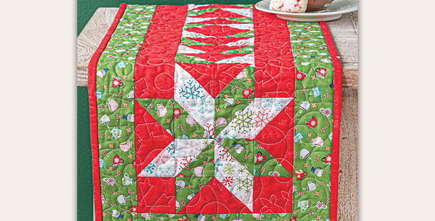 Snowshoe Table Runner Pattern