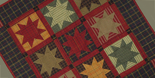 Homespun Stars Quilt Pattern