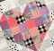 Heart Quilt Block Pattern