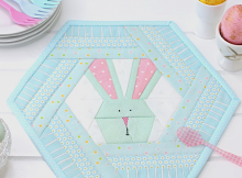 Hexie Bunny Placemat Pattern