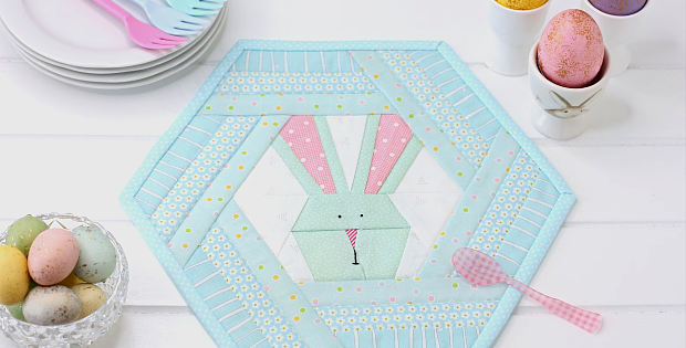 Hexie Bunny Placemat Pattern