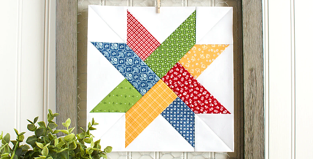 Woven Star Block Pattern