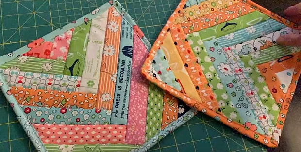 Turn Scraps Into Quick and Easy Potholders