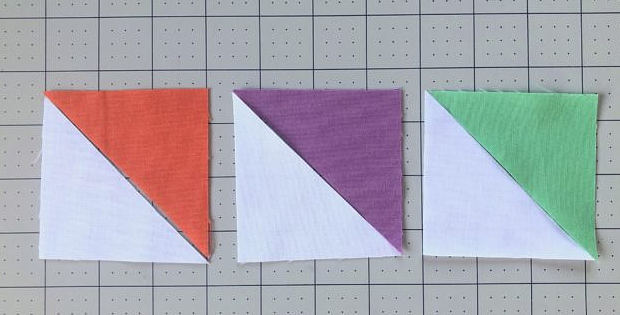 13 Quilt Blocks Made from Half Square Triangles