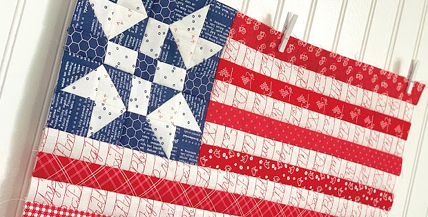 4th of July Flag Block Tutorial