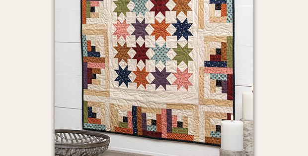 Cabin Stars Quilt Pattern